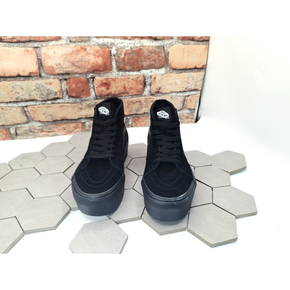 Vans Sk8-Hi Tapered Stackform 2023 Triple Black Hi Women sz 6.5 / GS Girl Sz 5Y - Picture 2 of 8